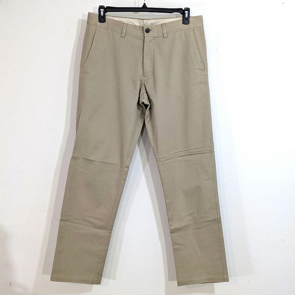 NEW Haggar H26 Beige Khaki Sustainable Chino Pants - Size 34x32 Mens NWOT